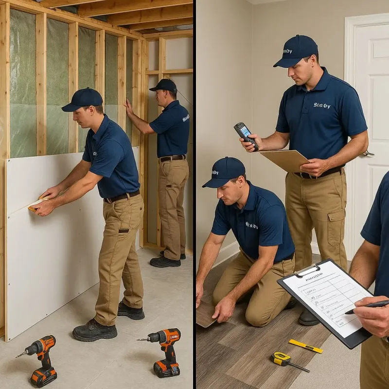 Repairs and Reconstruction process in First Mesa, AZ